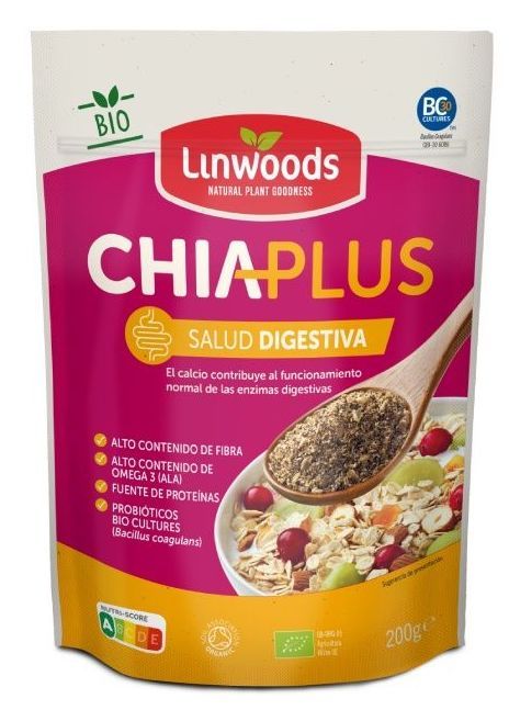 ChiaPlus Salud Digestiva · Linwoods · 200 gramos