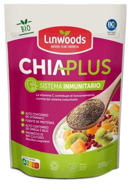 ChiaPlus Sistema Inmunitario · Linwoods · 200 gramos