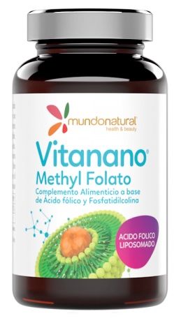 Vitanano Methyl Folato · Mundo Natural · 30 cápsulas