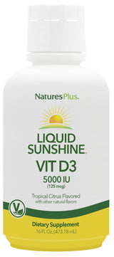 Vitamina D3 Líquida Sunshine · Nature's Plus · 473 ml