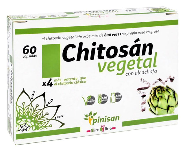 Chitosan Vegetal · Pinisan · 60 cápsulas