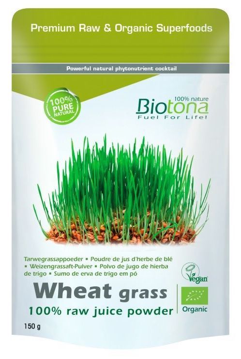 Wheat Grass (Hierba de Trigo) · Biotona · 150 gramos