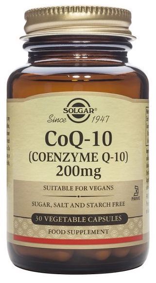 Coenzima Q10 200 mg · Solgar · 30 cápsulas