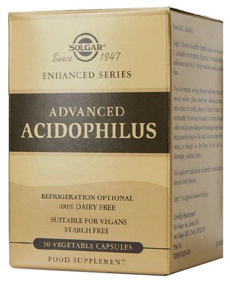 Acidophilus Avanzado · Solgar · 50 cápsulas