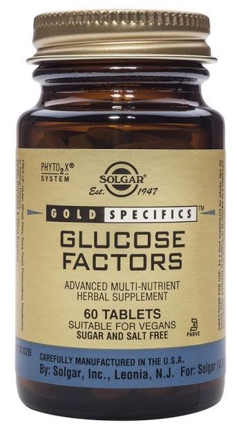 GS Glucose Factors · Solgar · 60 comprimidos