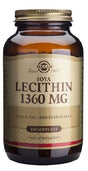 Lecitina de Soja 1.360 mg · Solgar · 100 cápsulas blandas