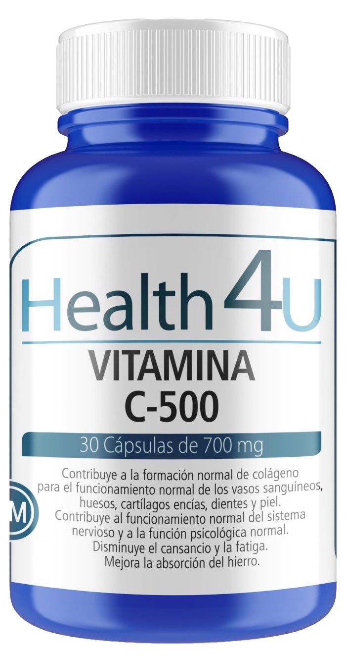 Vitamina C 500 · Health4U · 30 cápsulas