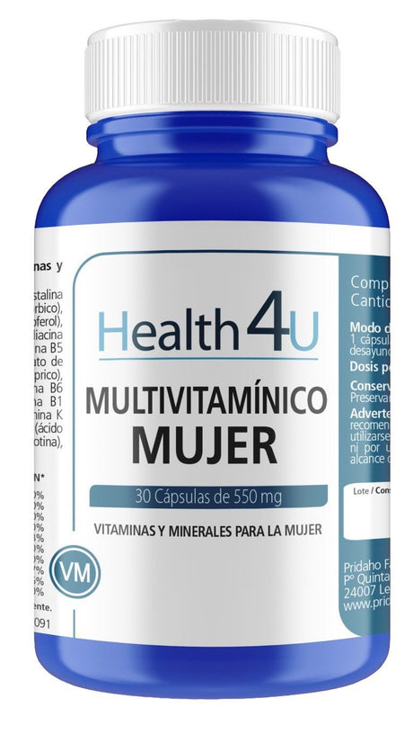 Multivitamínico Mujer · Health4U · 30 cápsulas