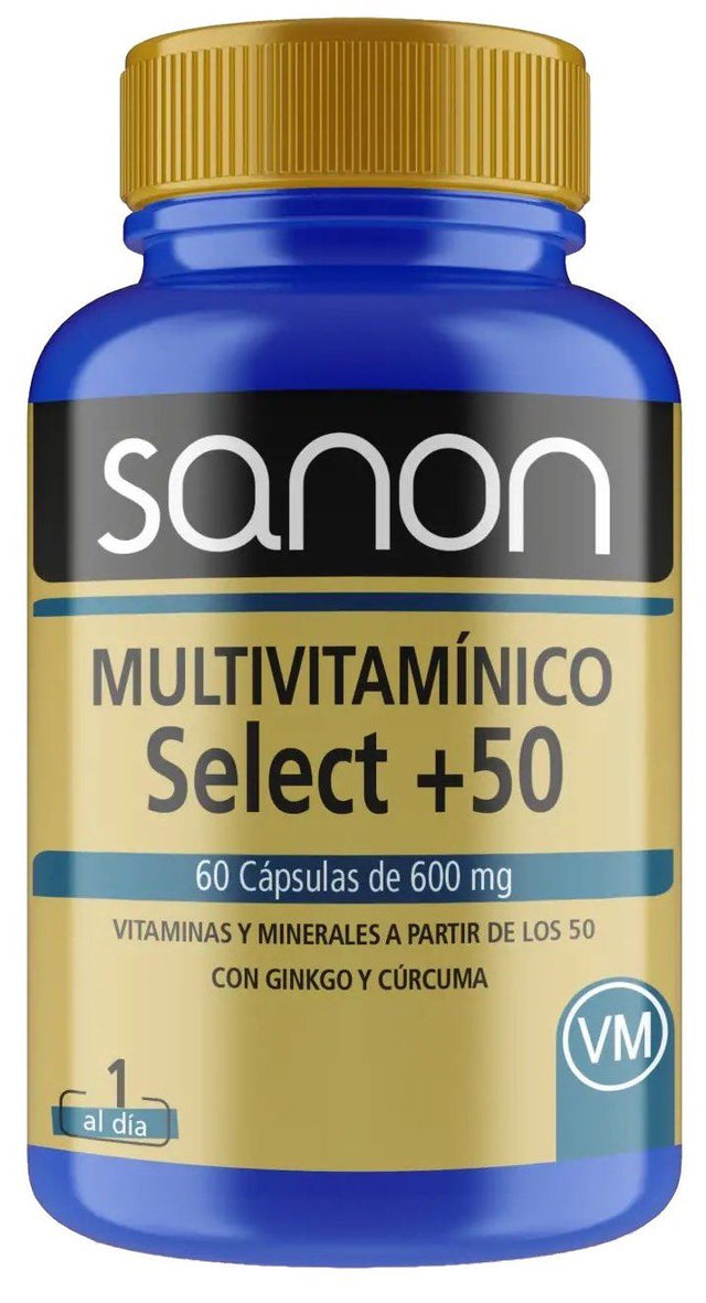 Multivitamínico Select +50 · Sanon · 60 cápsulas