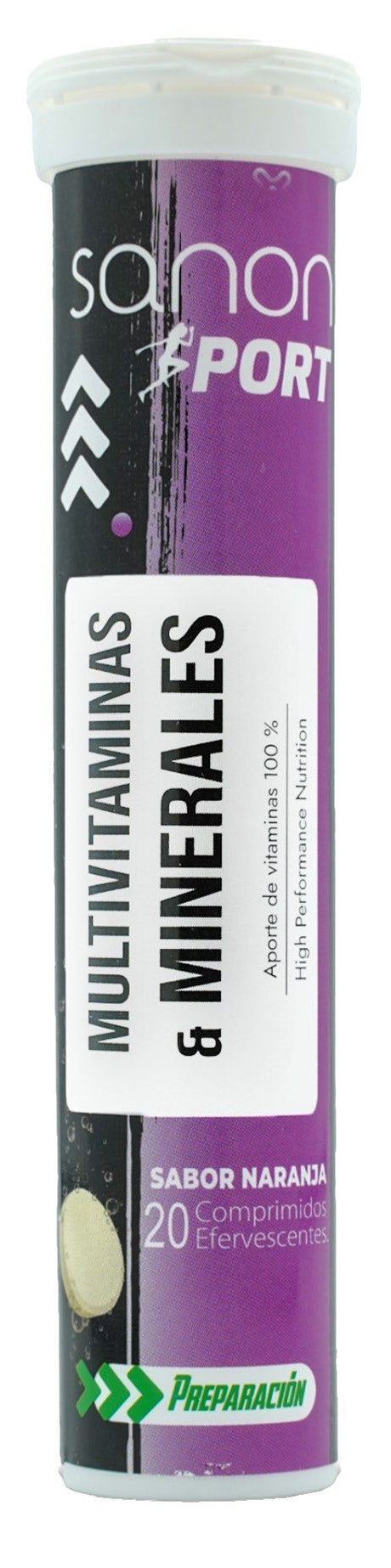 Multivitaminas y Minerales · Sanon · 20 comprimidos