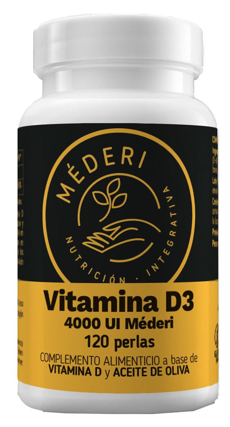 Vitamina D3 4.000 UI · Mederi · 120 perlas