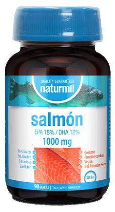 Aceite de Salmón 1.000 mg · Naturmil · 90 perlas