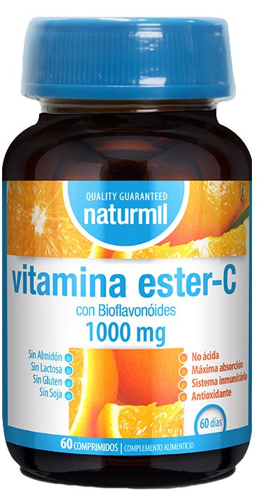 Vitamina Ester C 1000 mg · Naturmil · 60 comprimidos