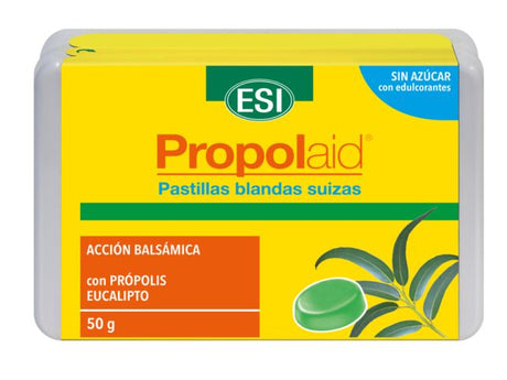 Propolaid Pastillas Blandas Suizas con Eucalipto · ESI · 50 gramos