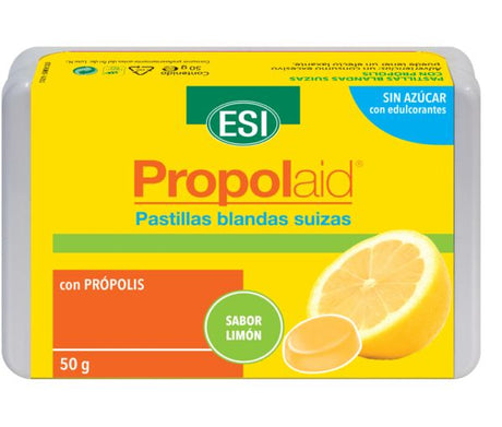 Propolaid Pastillas Blandas Suizas con Limón · ESI · 50 gramos