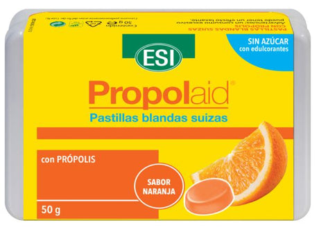 Propolaid Pastillas Blandas Suizas con Naranja · ESI · 50 gramos