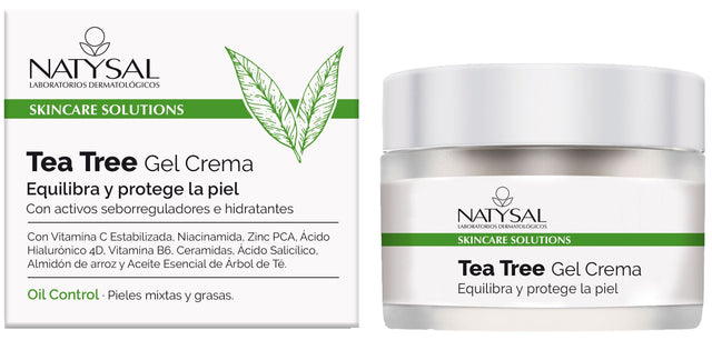 Gel Crema Tea Tree · Natysal · 50 ml