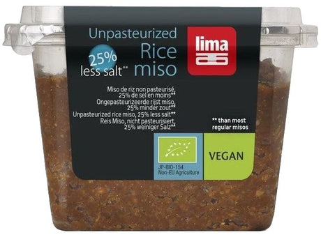 Miso de Arroz Sin Pasteurizar 25% Reducido en Sal · Lima · 300 gramos