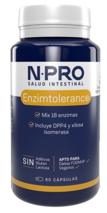 ENZIM Tolerance · NPro Salud Intestinal · 60 cápsulas