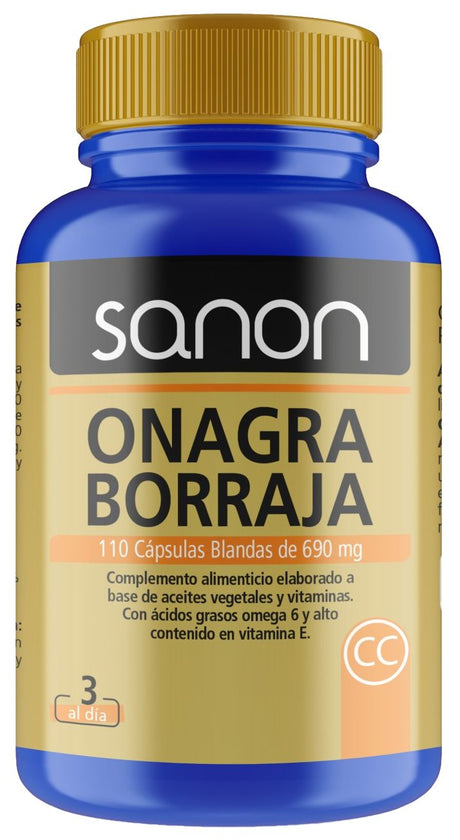 Onagra + Borraja · Sanon · 110 cápsulas