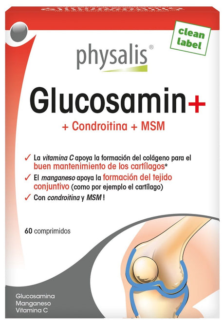 Glucosamin+ · Physalis · 60 comprimidos