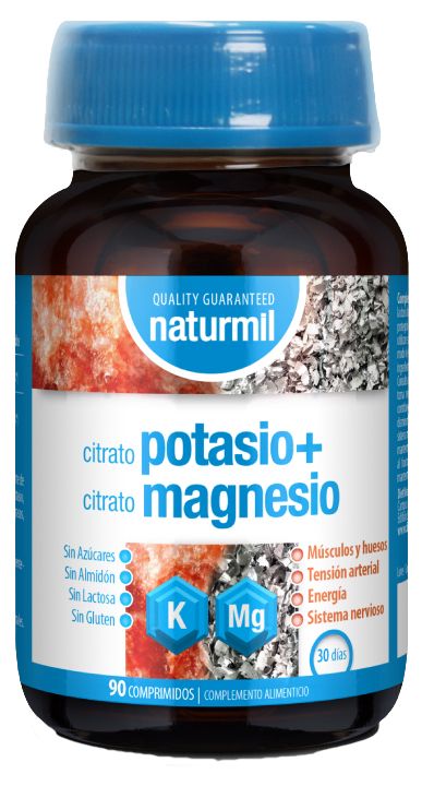 Potasio + Magnesio · Naturmil · 90 comprimidos