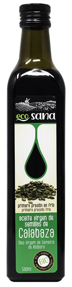 Aceite Virgen de Semilla de Calabaza Bio · Ecosana · 500 ml