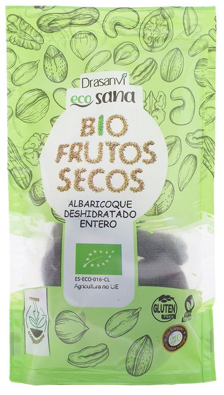 Albaricoque Deshidratado Entero Bio · Ecosana · 100 gramos