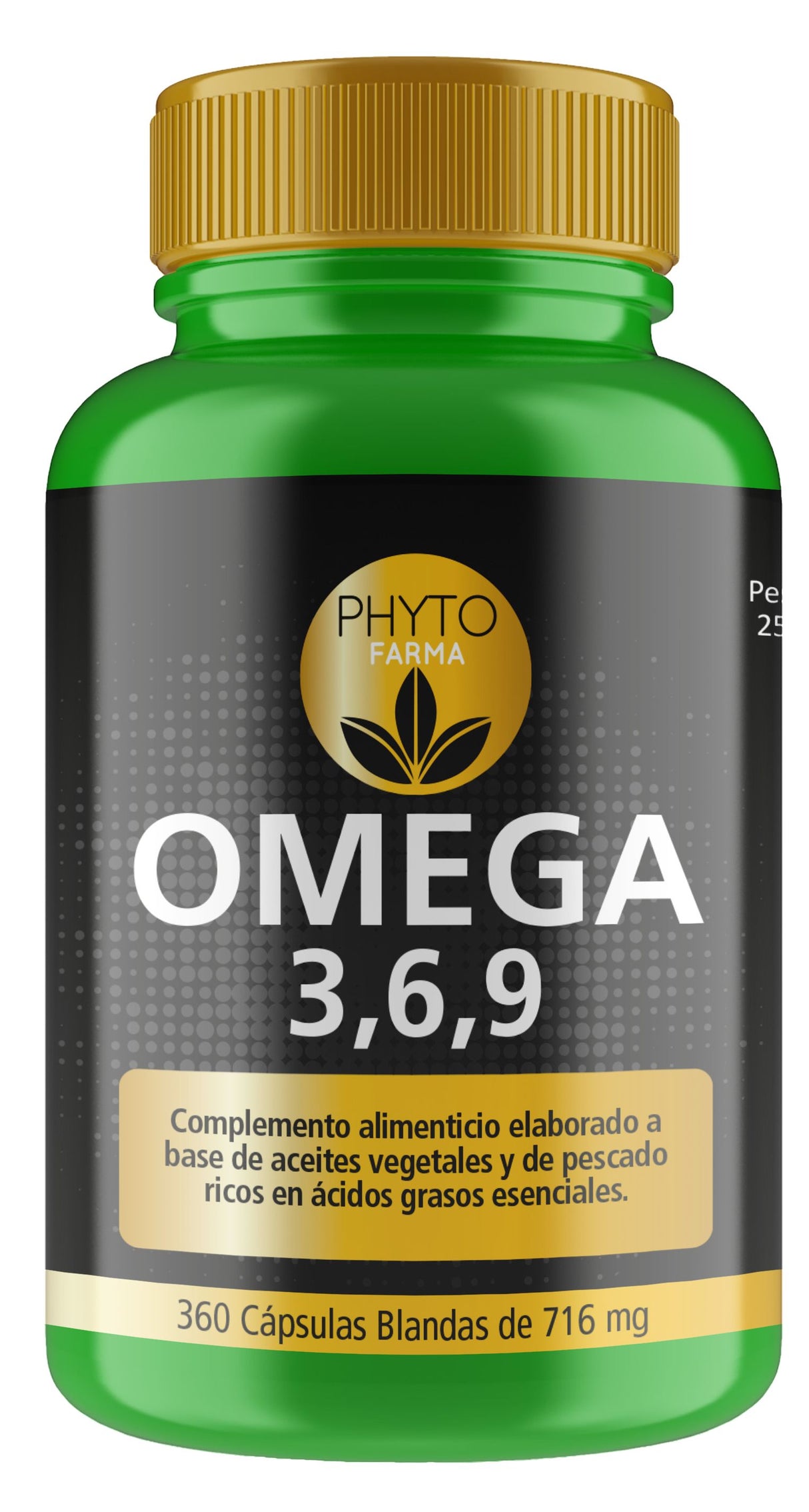 Omega 3-6-9 · Phytofarma · 360 cápsulas