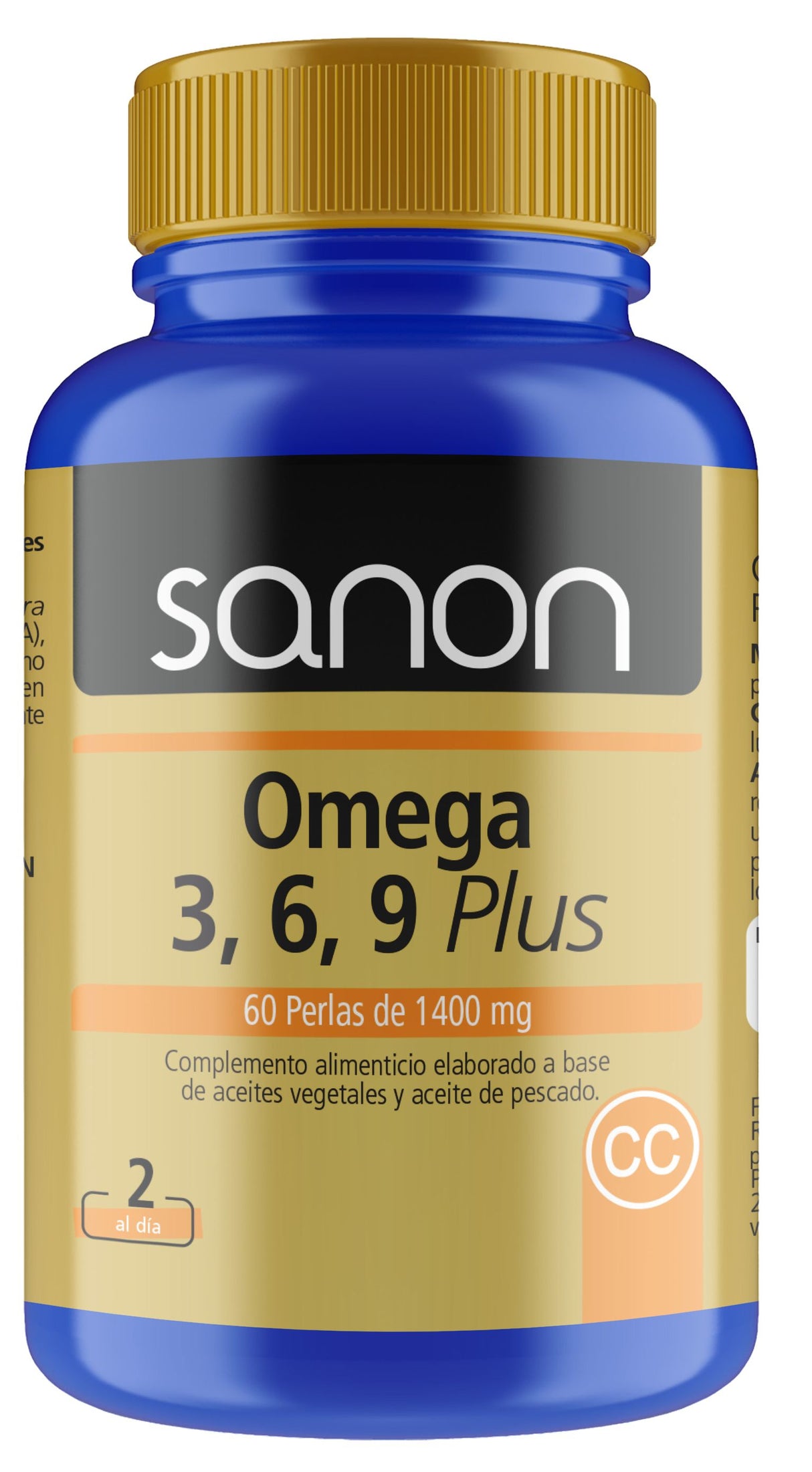 Omega 3-6-9 Plus · Sanon · 60 perlas