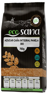 Azúcar de Caña Integral Panela Bio · Ecosana · 750 gramos