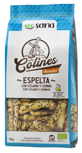 Colines de Espelta y Sésamo Bio · Ecosana · 150 gramos