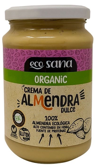 Crema de Almendra Dulce Bio · Ecosana · 350 gramos