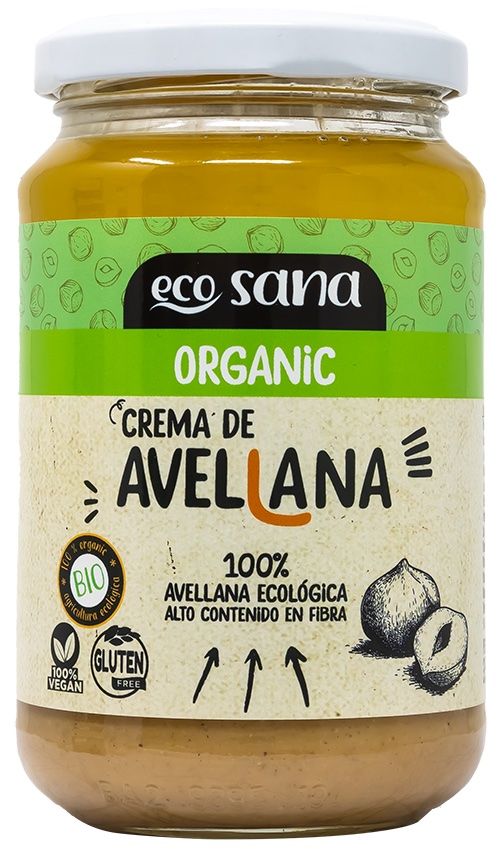 Crema de Avellana Bio · Ecosana · 350 gramos