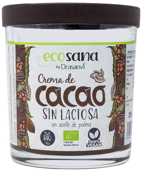 Crema de Cacao Sin Lactosa · Ecosana · 200 gramos