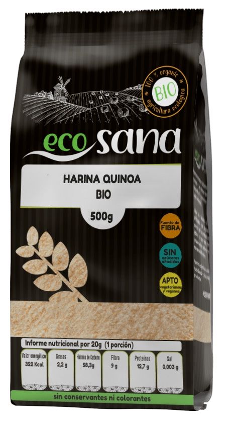 Harina de Quinoa Bio · Ecosana · 500 gramos