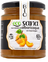 Mermelada de Albaricoque con Sirope de Ágave Bio · Ecosana · 260 gramos