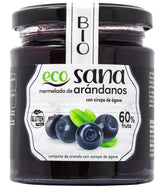 Mermelada de Arándanos con Sirope de Ágave Bio · Ecosana · 260 gramos