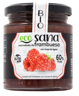 Mermelada de Frambuesa con Sirope de Ágave Bio · Ecosana · 260 gramos