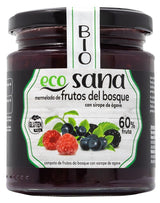 Mermelada de Frutos del Bosque con Sirope de Ágave · Ecosana · 260 gramos