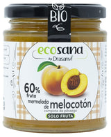 Mermelada Extra de Melocotón Sin Azúcar Bio · Ecosana · 255 gramos