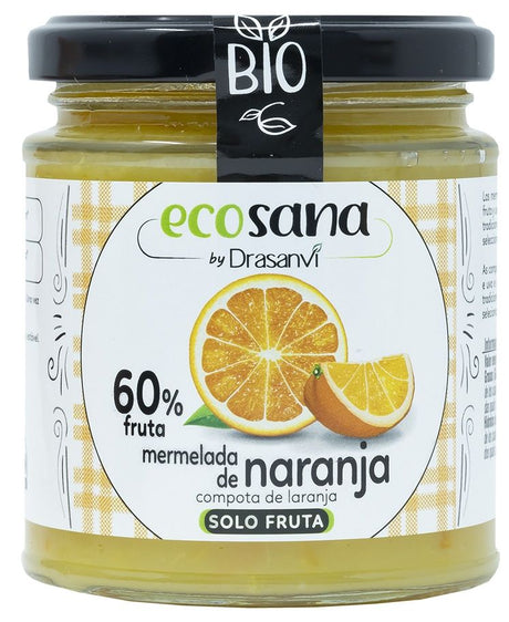 Mermelada Extra de Naranja Sin Azúcar Bio · Ecosana · 255 gramos