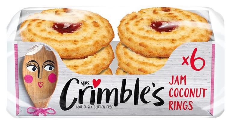 Galletas de Coco y Fresa Sin Gluten · Mrs Crimbles · 240 gramos