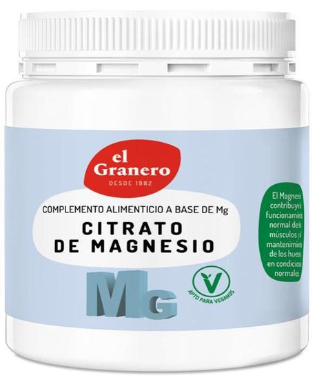 Citrato de Magnesio · El Granero Integral · 250 gramos