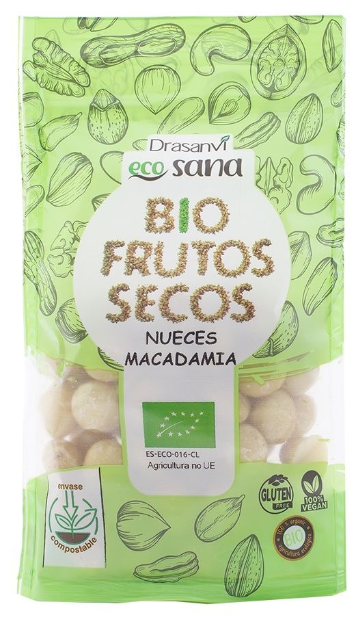 Nueces Macadamia Bio · Ecosana · 100 gramos