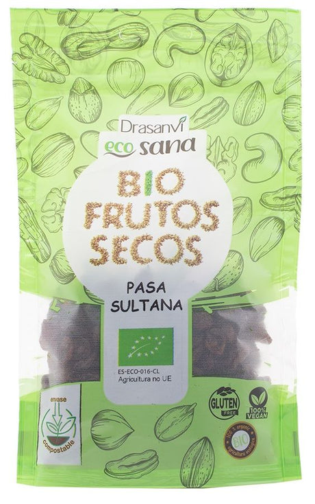 Pasa Sultana Bio · Ecosana · 100 gramos