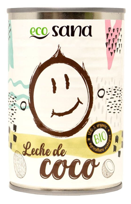 Leche de Coco Bio · Ecosana · 400 ml