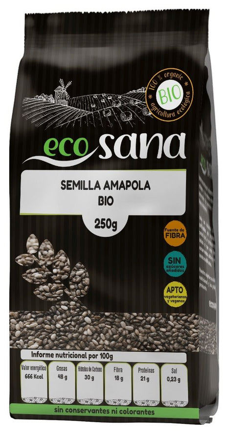 Semilla de Amapola Bio · Ecosana · 250 gramos