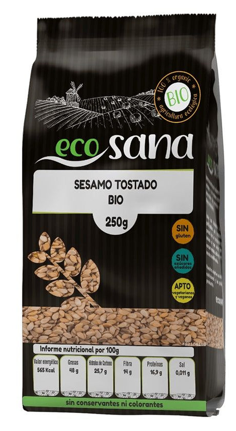 Semilla de Sésamo Tostado Bio · Ecosana · 250 gramos