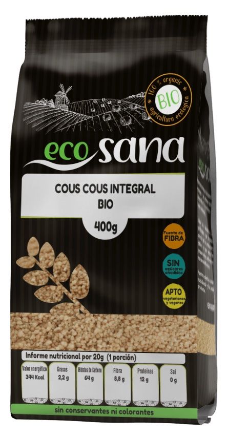 Cous Cous Integral Bio · Ecosana · 400 gramos